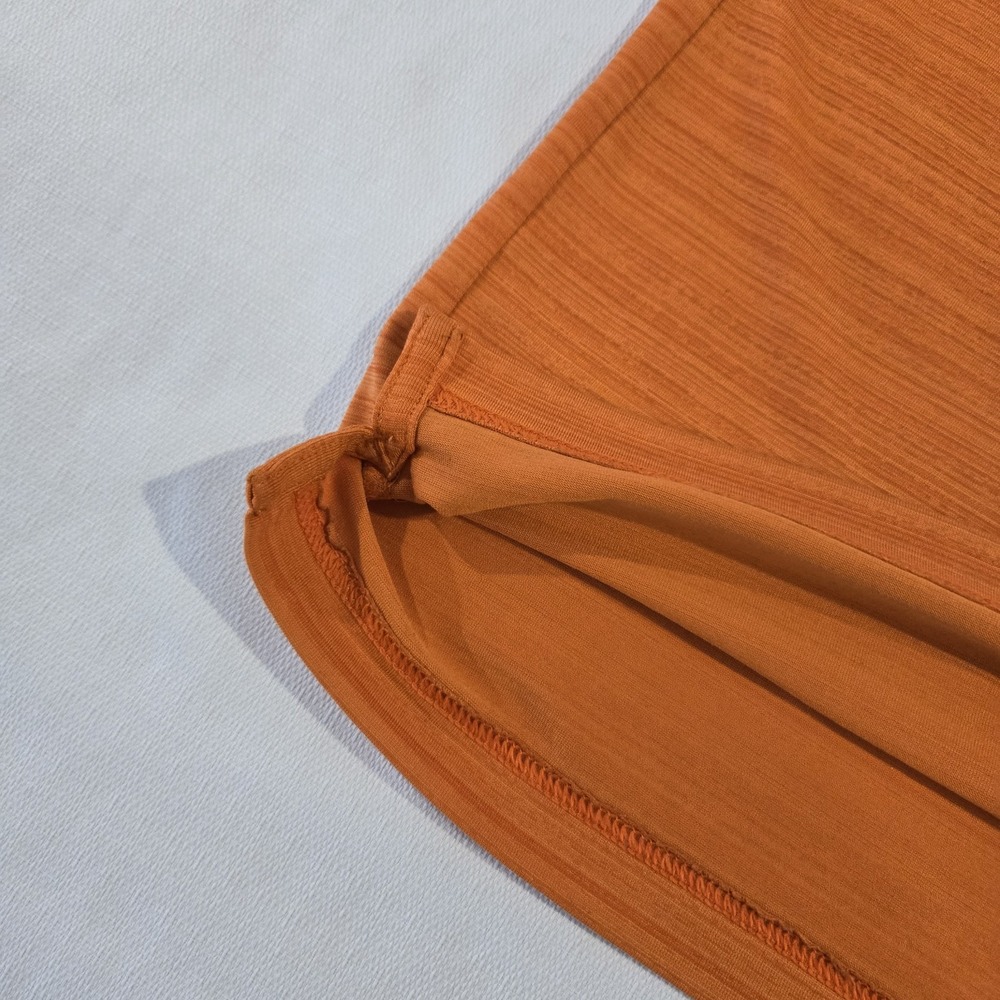 Under Armour Men's Polo Style Golf Activewear Short Sleeve Orange Stripes 2XL - Picture 8 of 10